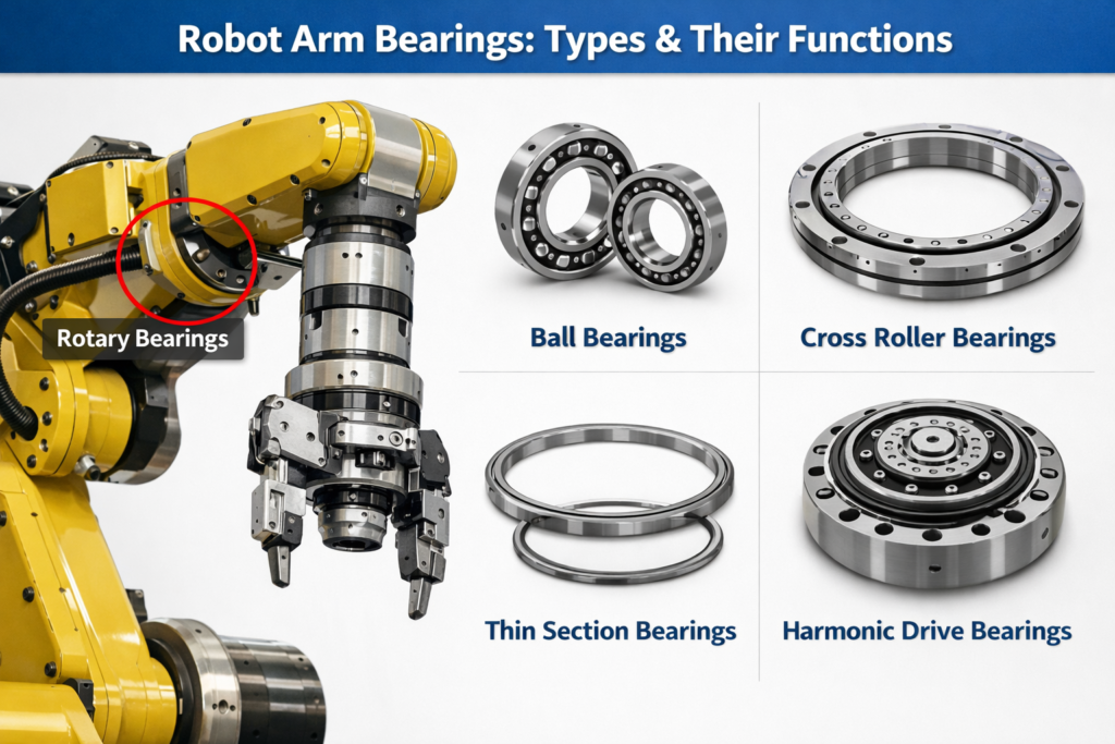 Robot Arm Bearings Types & Their Functions