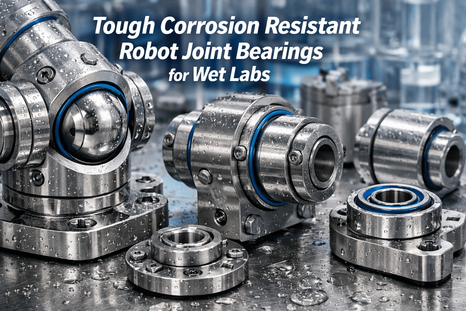 Tough Corrosion Resistant Robot Joint Bearings for Wet Labs