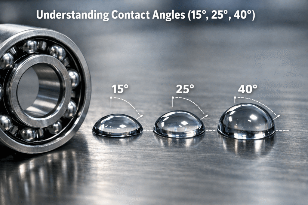Understanding Contact Angles (15°, 25°, 40°)